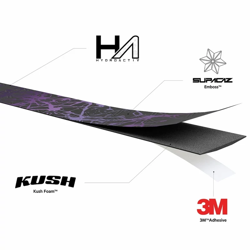 SUPACAZ Super Sticky Kush Splat kerékpár kormánybandázs - fehér - 5