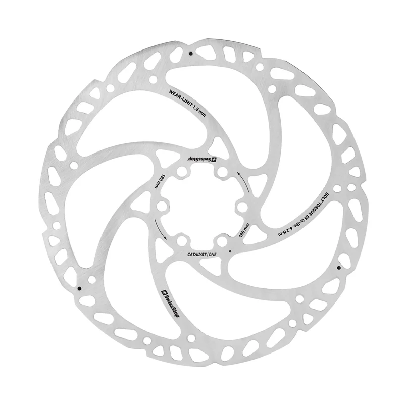 SwissStop Catalyst One kerékpár féktárcsa - 6 csavaros - 180 mm