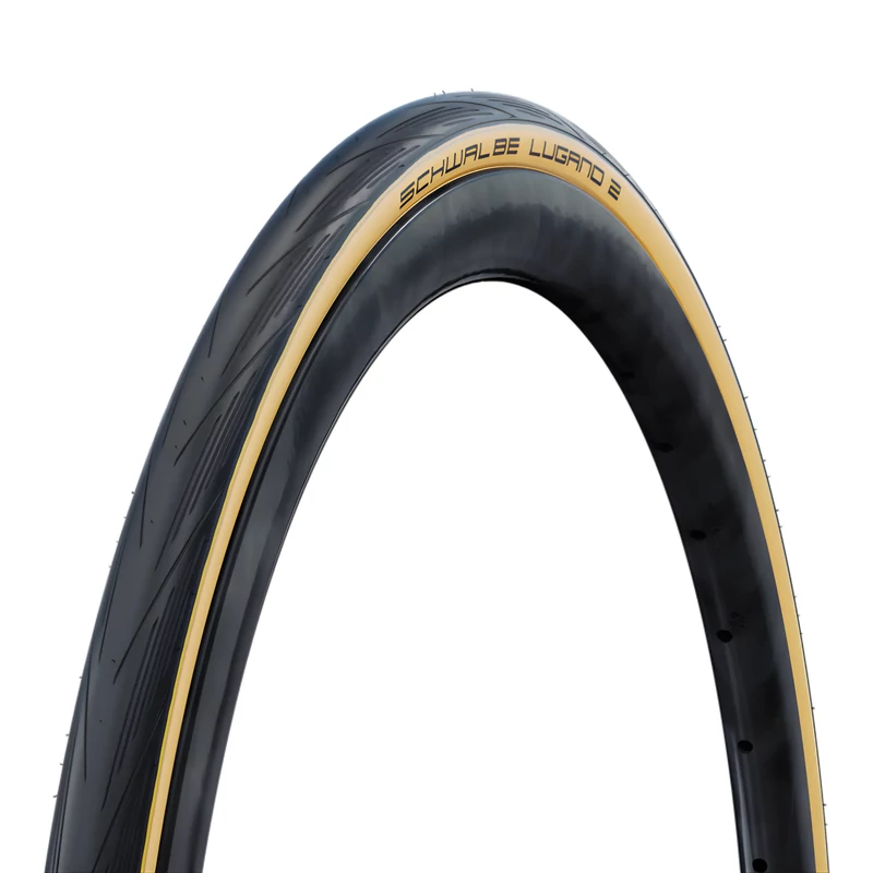 SCHWALBE Lugano II W kerékpár külső gumi - krém - 25-622