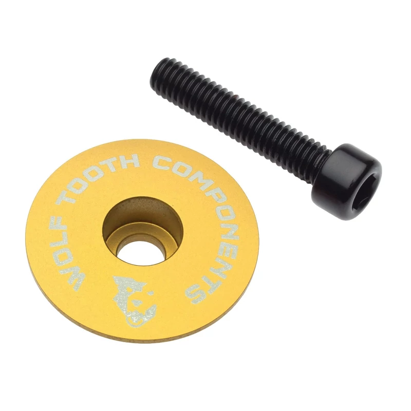 Wolf Tooth Ultralight Stem Cap kormányszár kupak - arany