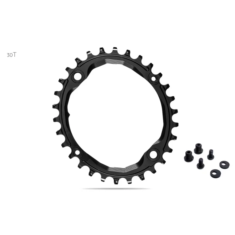 absoluteBLACK MTB ovális lánctányér - 104 BCD 4 csavar 1