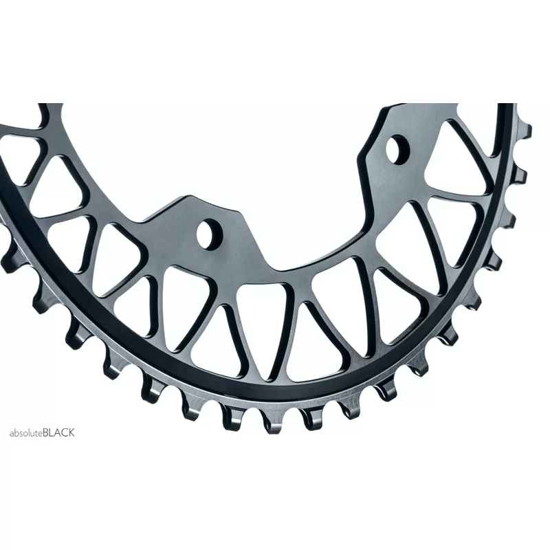 absoluteBLACK GRAVEL ovális lánctányér - 110 BCD 5 csavar 1