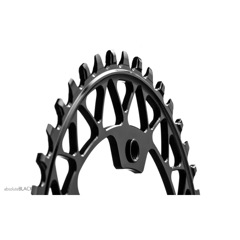 absoluteBLACK GRAVEL ovális lánctányér - 110 BCD 5 csavar 1