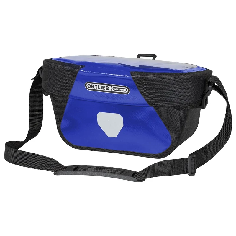 ORTLIEB Ultimate 6 vízálló kerékpáros kormánytáska, 5 L - fekete/ kék