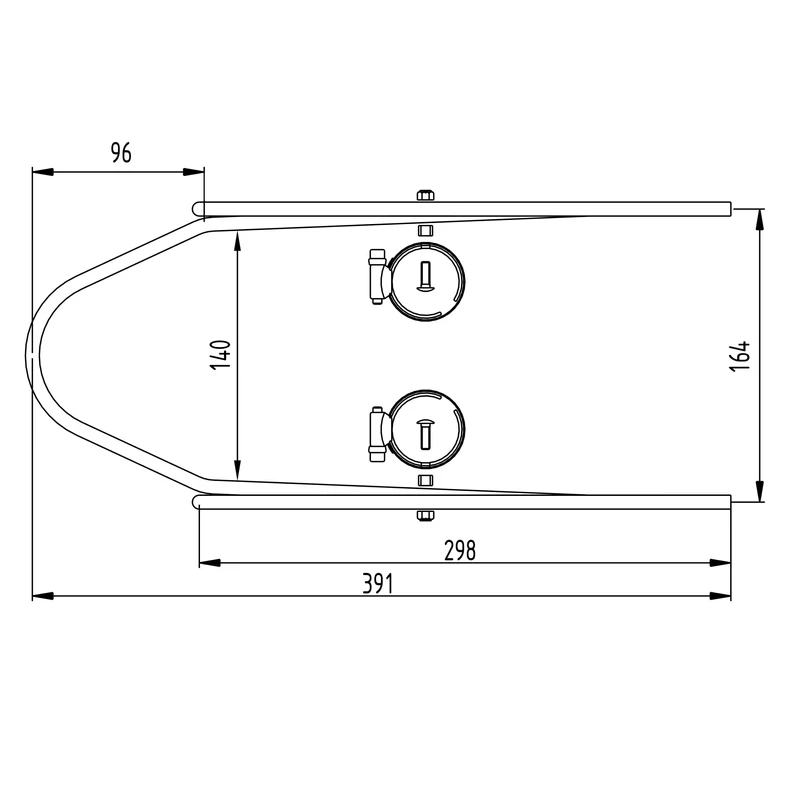 ZEFAL Raider Front kerékpáros első csomagtartó villára 26-29 - 5